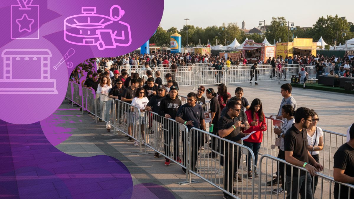 Bike Rack barricades Crowd Security