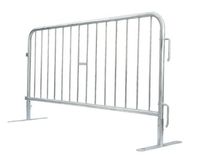 6.5 ft Metal Barricade | Flat Feet | Hot Dip Galvanized 