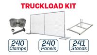 6’ x 12’ Inline Temporary Fence | Truckload