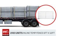 6’ x 12’ Inline Temporary Fence | Truckload