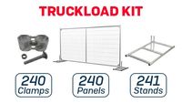 6’ x 12’ Versa Welded Wire Temporary Fence | Truckload