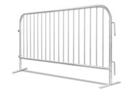 7.5 ft Metal Barricade | Flat Feet | Pre-Galvanized