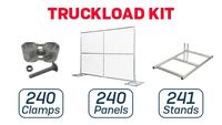8' x 10' Chain-Link Temporary Fence | Versa | Truckload