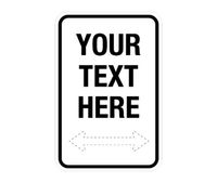 Custom Directional Signs | Size Options