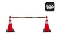 28" Traffic Cone and Cone Bar Bundle