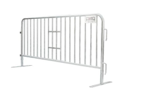 7.5 ft Metal Barricade | Feet Options | Heavy-Duty