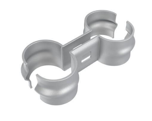 Galvanized saddle deals clamps