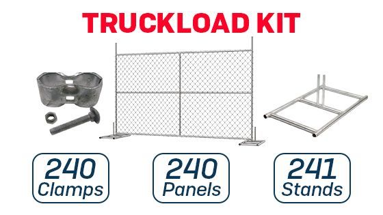6' x 10' Chain-Link Temporary Fence | Versa  | Truckload