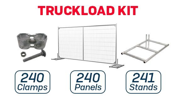 6’ x 12’ Welded Wire Mesh Fence | Versa | Truckload