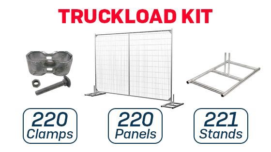 8’x12’ Versa Welded Wire Temporary Fence | Truckload
