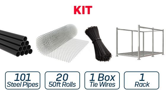 Post-Driven Fence Rack Bundle