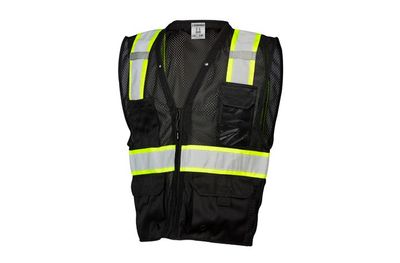Enhanced Visibility Multi-Pocket Mesh Vest