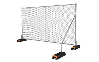 Temporary Fence Support Brace | Post Only