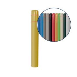 7" x 52” Bollard Cover | Reflective Stripes Options & Flat Top 