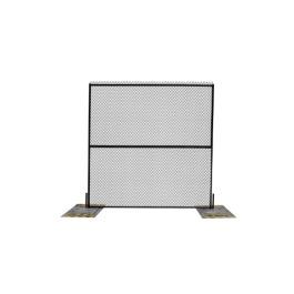 Anti-scale Portable Security Fence with Base