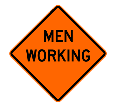 Men Working (RUS)  Roll-Up Signs