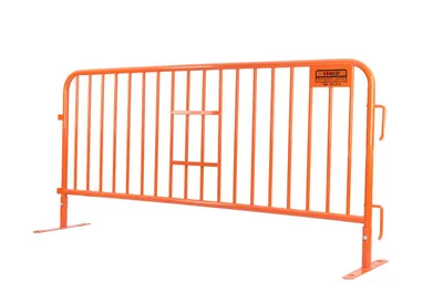 7.5 ft DuraGuard S-210 - Safety Orange | Metal Barricade