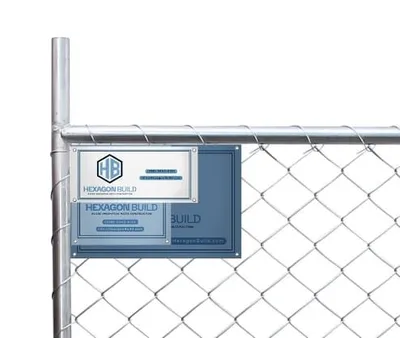 Fence Panel Sign Plate
