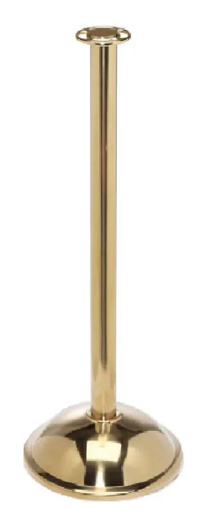 Flat Top Stainless Steel Stanchion Post w/ Dome Base