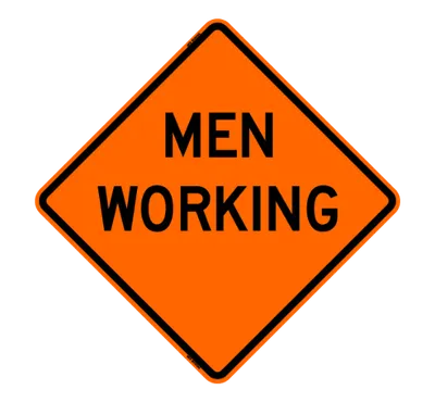 Men Working (RUS)  Roll-Up Signs