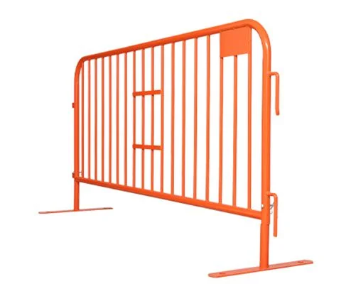 7.5 ft Metal Barricade Black | Crowd Control Barrier | SONCO